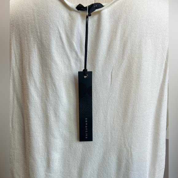 NWT Semantiks Cream White top - Picture 5 of 6